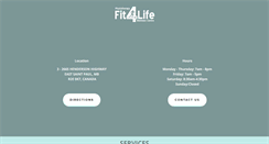 Desktop Screenshot of fit4lifephysio.com